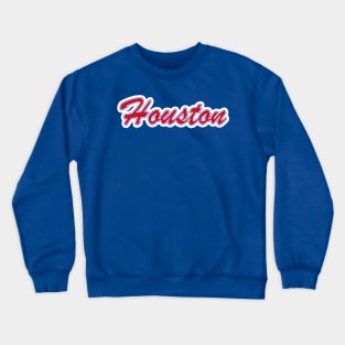 Football Fan of Houston Crewneck Sweatshirt